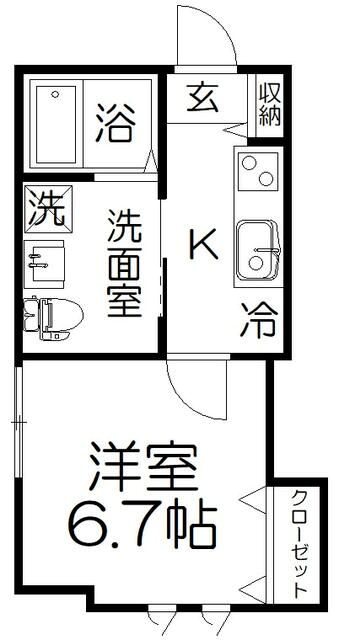 Cassa kelly(カーサケリー) 間取り