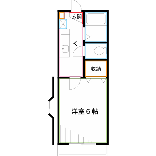 コーポたちばな 間取り
