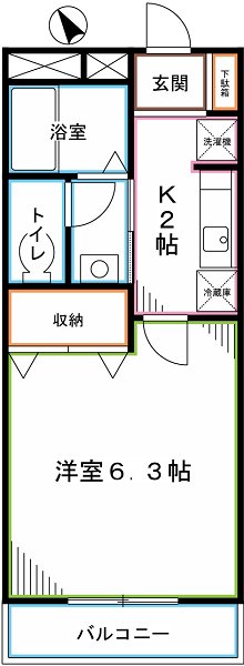 ブランシェ鷹の台 間取り