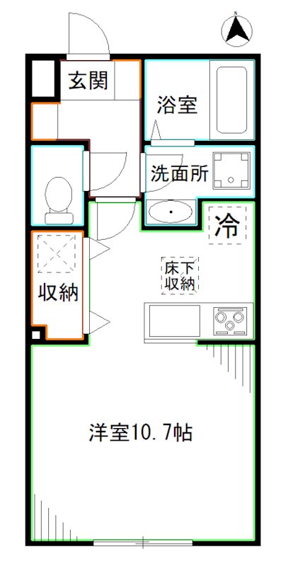 ラシーネ東中野 間取り
