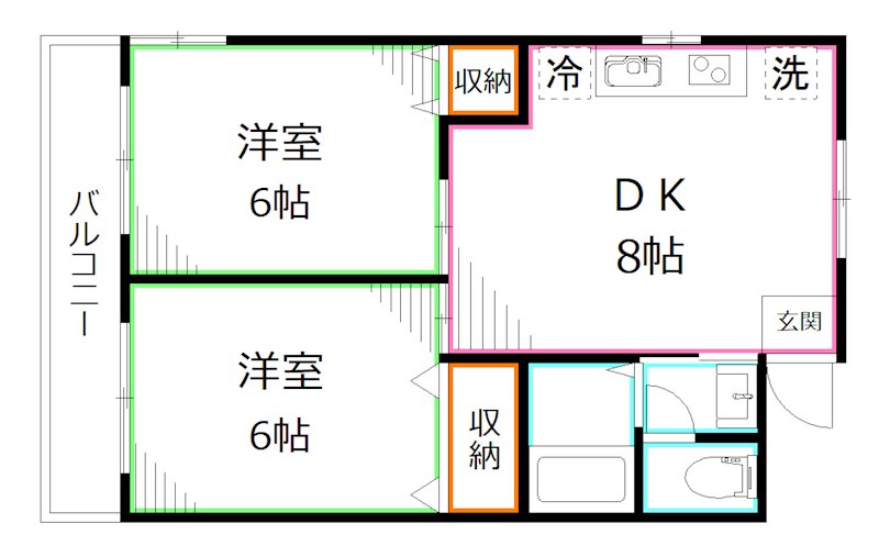 ドミールタカラ 間取り