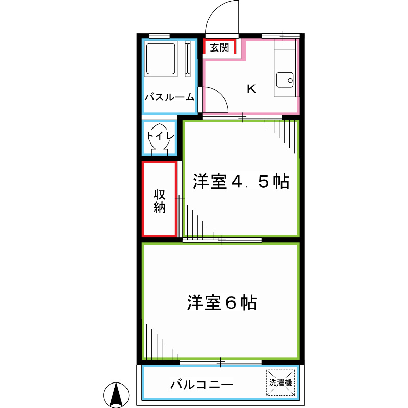 武蔵野ハイツ 間取り