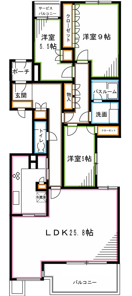 Ｕガーデン杉並  間取り