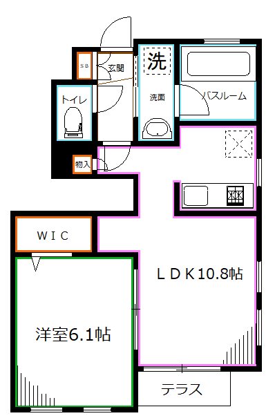 パークハウス国分寺おたかの道  間取り