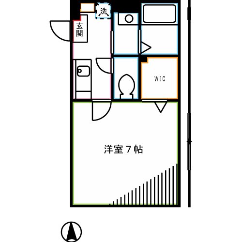 ハイツ148　Ⅱ　 間取り
