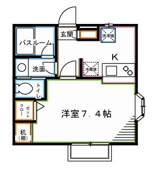 アドミラブール・アビテ 間取り
