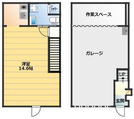OGW　2nd　BASE 間取り