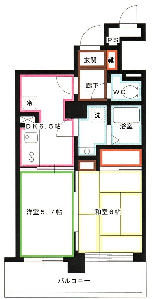 レジデンス武蔵野 　 間取り