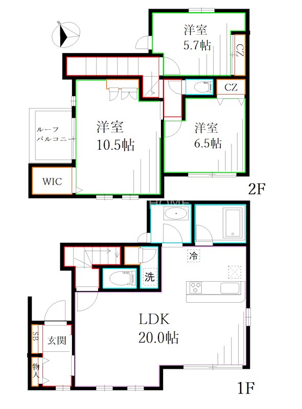 UTENA TERRACE   間取り