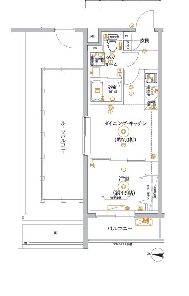 RELUXIA中野江古田（リルシア） 間取り