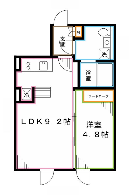 EMBELLIR中野富士見町(旧PARK SQUARE中野富士見町) 間取り