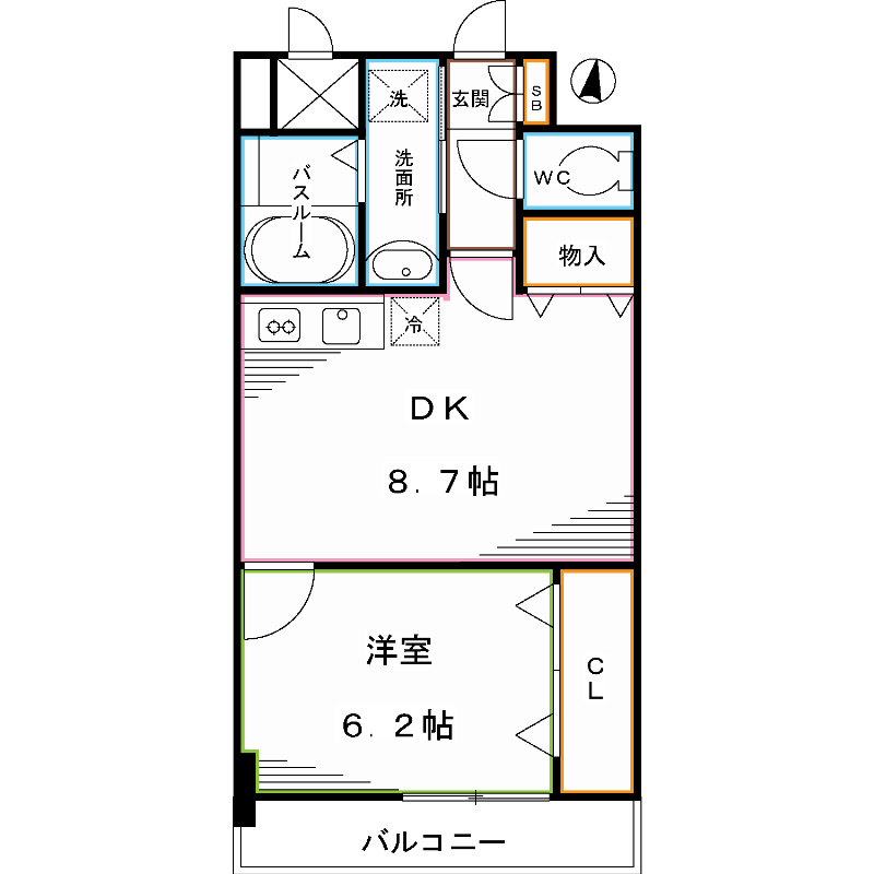 中野坂上かんよう荘 間取り