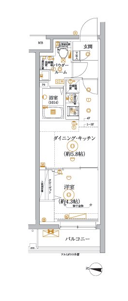 RELUXIA中野江古田（リルシア） 間取り