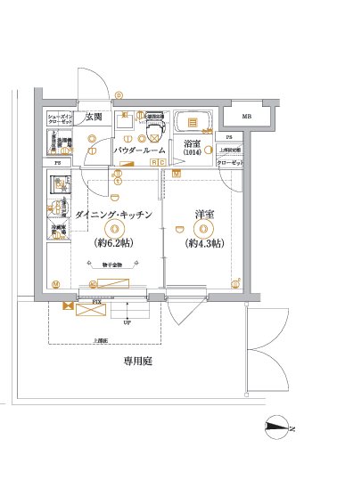 RELUXIA中野江古田（リルシア） 間取り
