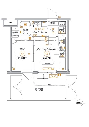 RELUXIA中野江古田（リルシア） 間取り