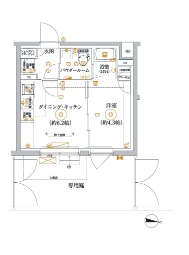 RELUXIA中野江古田（リルシア） 間取り