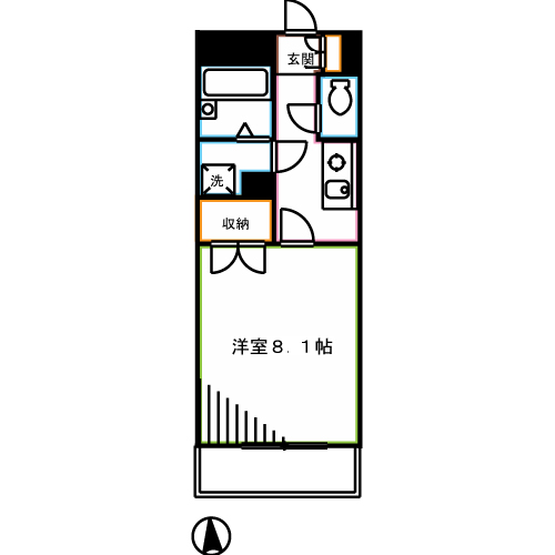 ハイツけやき六番館 間取り