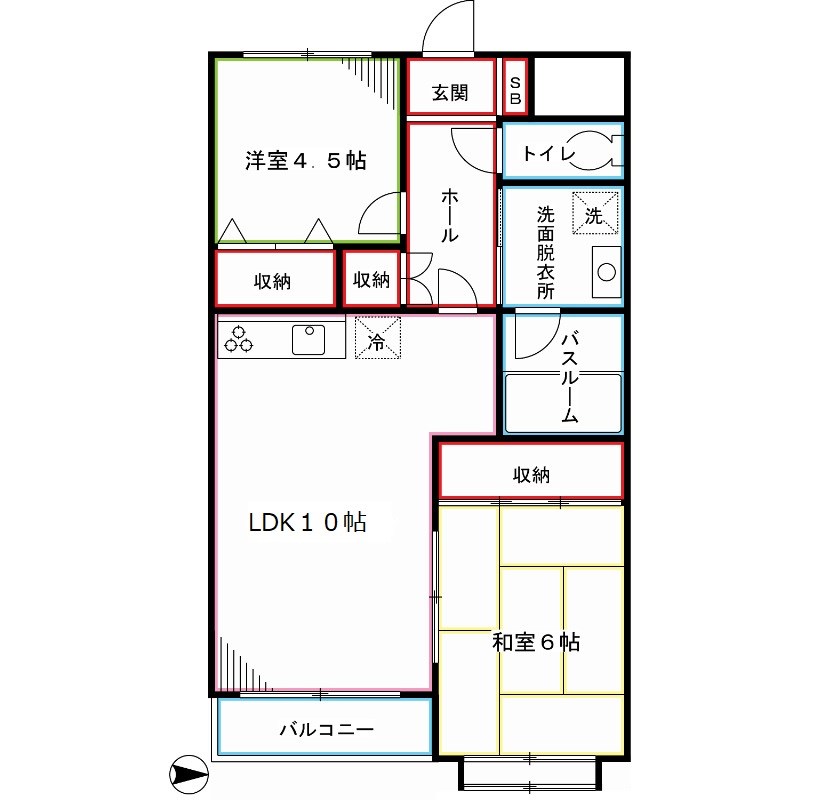 トラスティ竹内 間取り