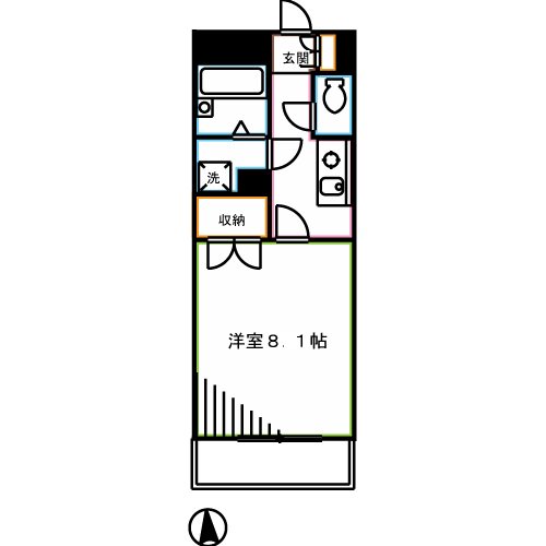 ハイツけやき六番館 間取り