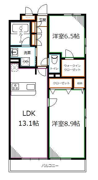 ラフィネＳ国分寺   間取り