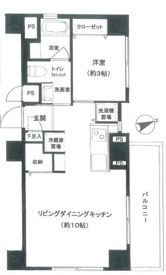 西荻窪永谷マンション 間取り