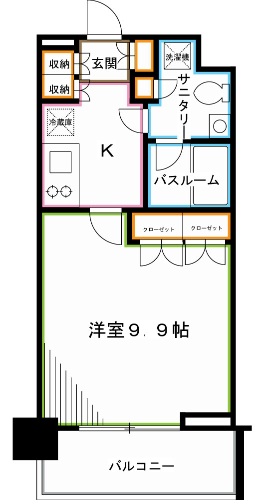 常盤レジデンシア荻窪 間取り図