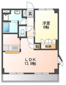 フォレストヴィラⅡ  間取り