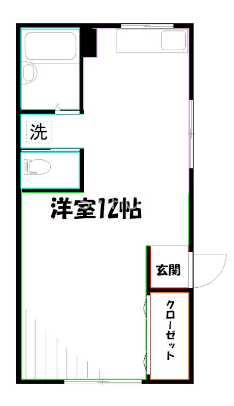 ハイツ石森 間取り