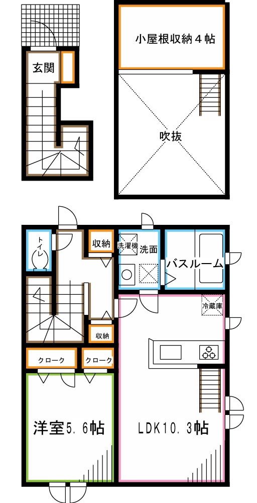 Court　Villa久我山　  間取り
