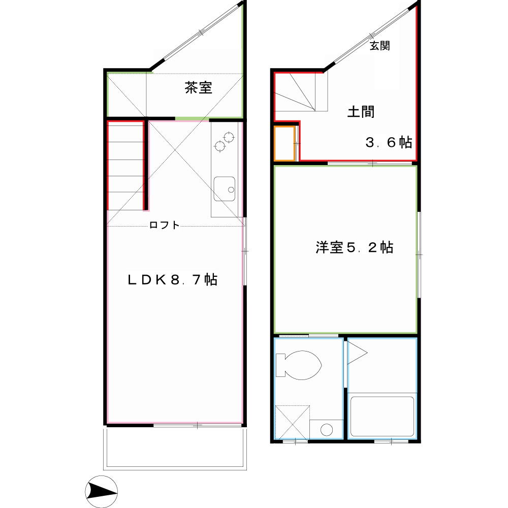 グランエッグス三鷹 間取り