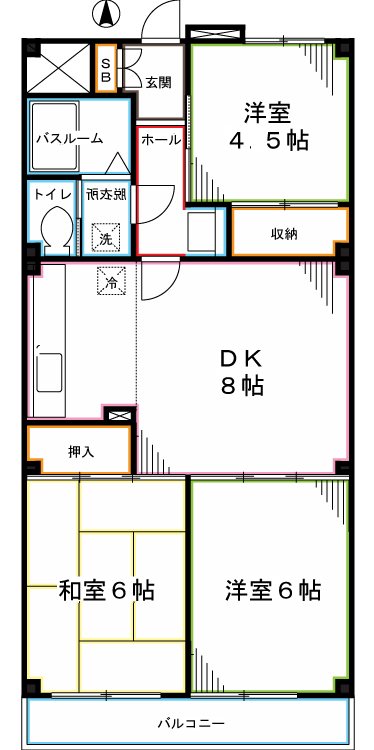 バードランド小金井 間取り