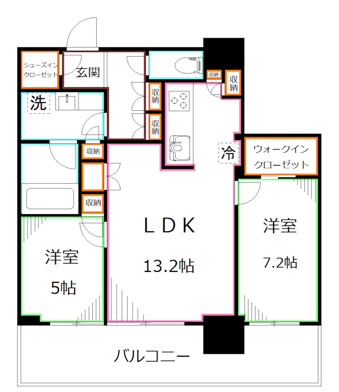パークシティ中野 ザ タワー ブリーズ 間取り