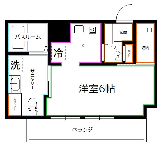 東京都杉並区高円寺南４丁目 間取り