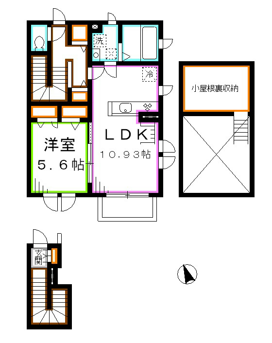 Court Villa久我山 間取り