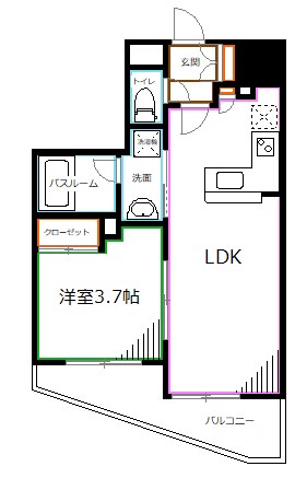 エクセレントシティ荻窪 間取り