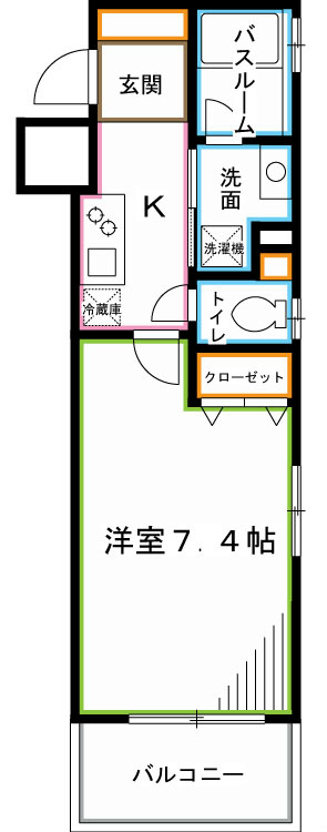 ドゥーエ阿佐ヶ谷   間取り