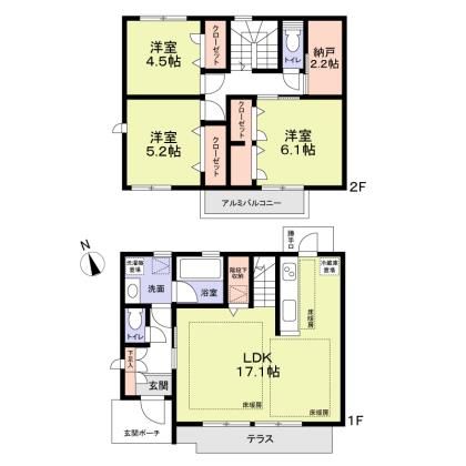 杉並区宮前4丁目戸建 間取り