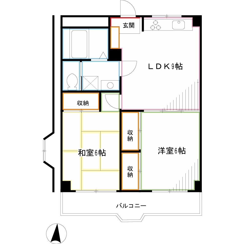 セントラルハイツ 間取り