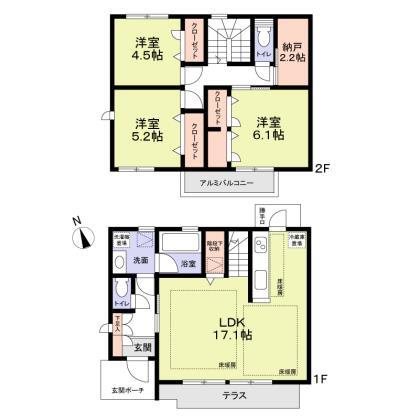 杉並区宮前4丁目戸建 間取り