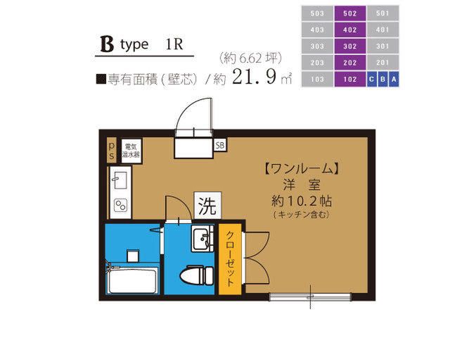 ＦＲＥＳＣＡ　フレスカ 間取り図