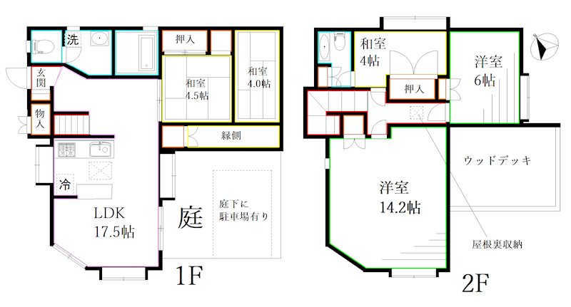 大沢二丁目戸建  間取り