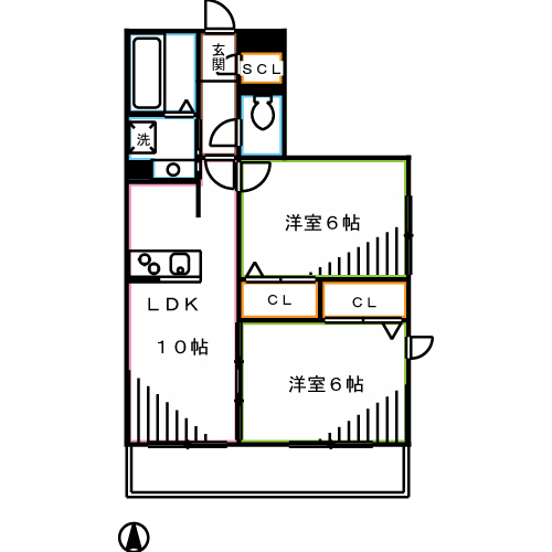 ラ・ルーチェ 間取り