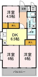 玉野屋コーポラス 間取り
