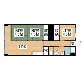 小金井スカイコーポラス 間取り