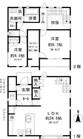 鈴木町一丁目貸家 間取り