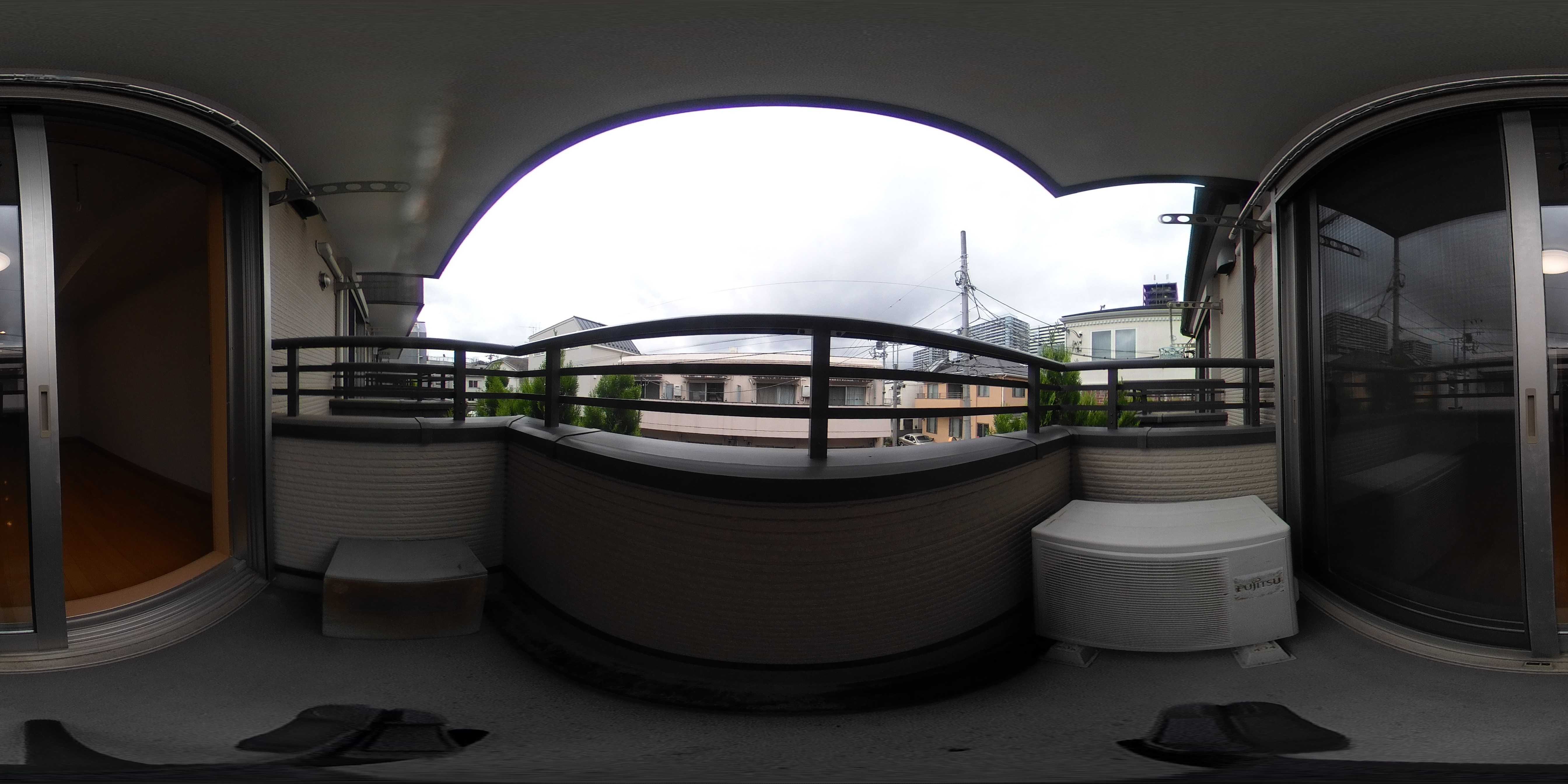 フェルテ桃園 ベランダ