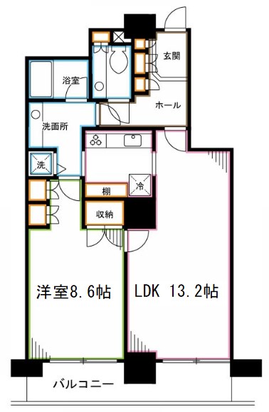 サンクォーレタワー  間取り