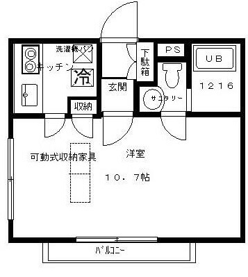 FLAT K 間取り