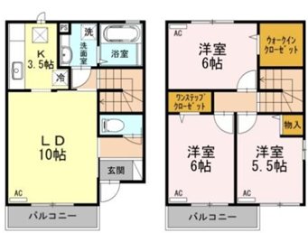 デュオ　C棟  間取り