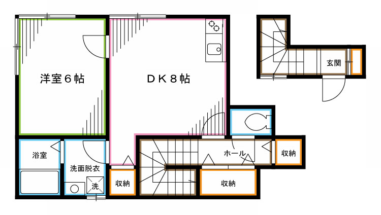Ke-house 間取り